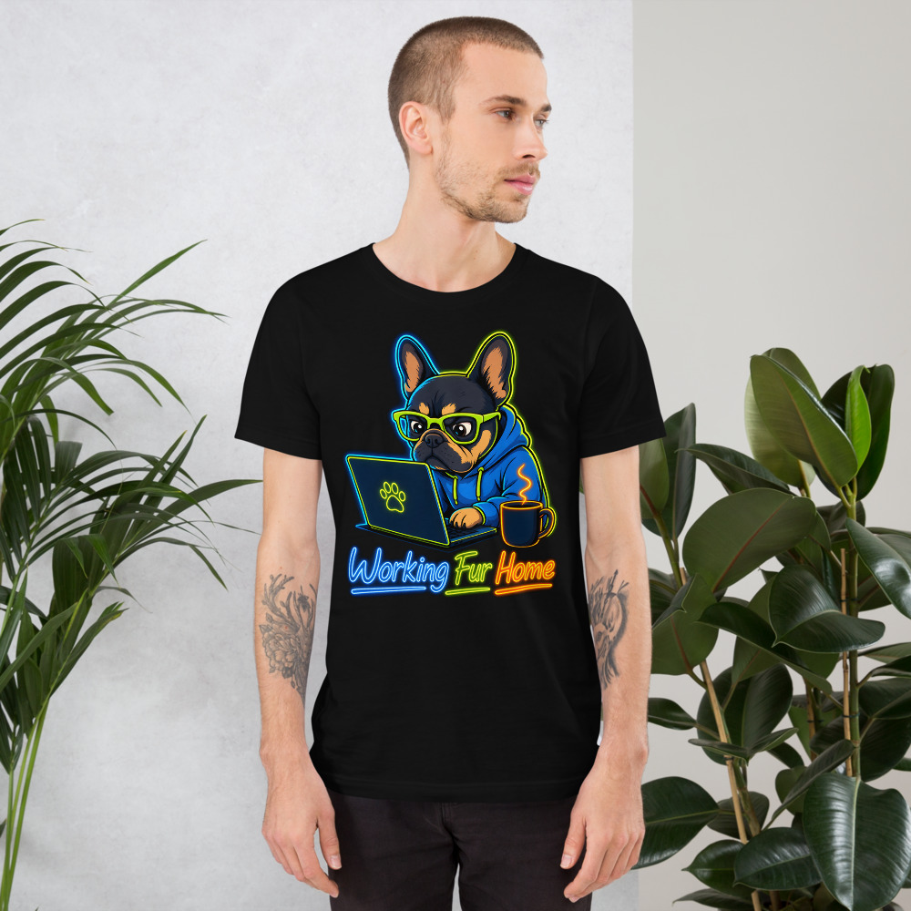 Le Bouledogue Télétravailleur – Working Fur Home