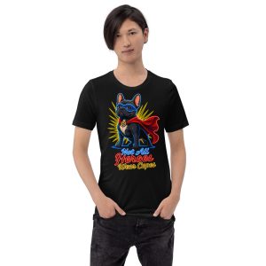 T-shirt Bouledogue Français « Super Frenchie » — Humour Chien