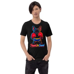 T-shirt Bouledogue Français « Boxer Champion » — Humour Sport