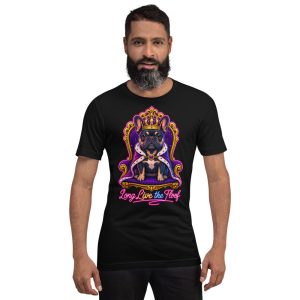 T-shirt Bouledogue Français « Long Live the Floof » — Royauté Chien