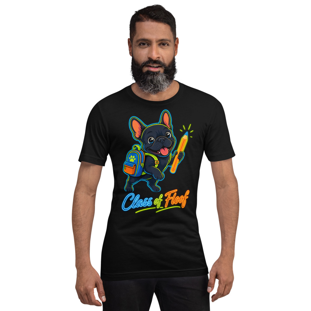T-shirt Bouledogue Français « Class of Floof » — Humour Rentrée Scolaire