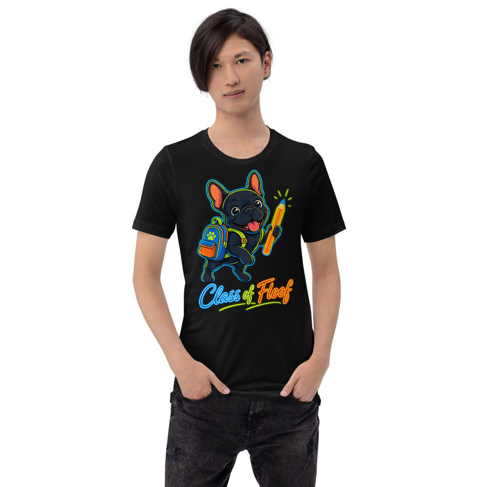 T-shirt Bouledogue Français « Class of Floof » — Humour Rentrée Scolaire