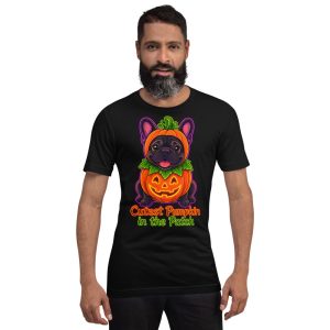 T-shirt Bouledogue Français « Pumpkin Frenchie » — Humour Halloween Mignon