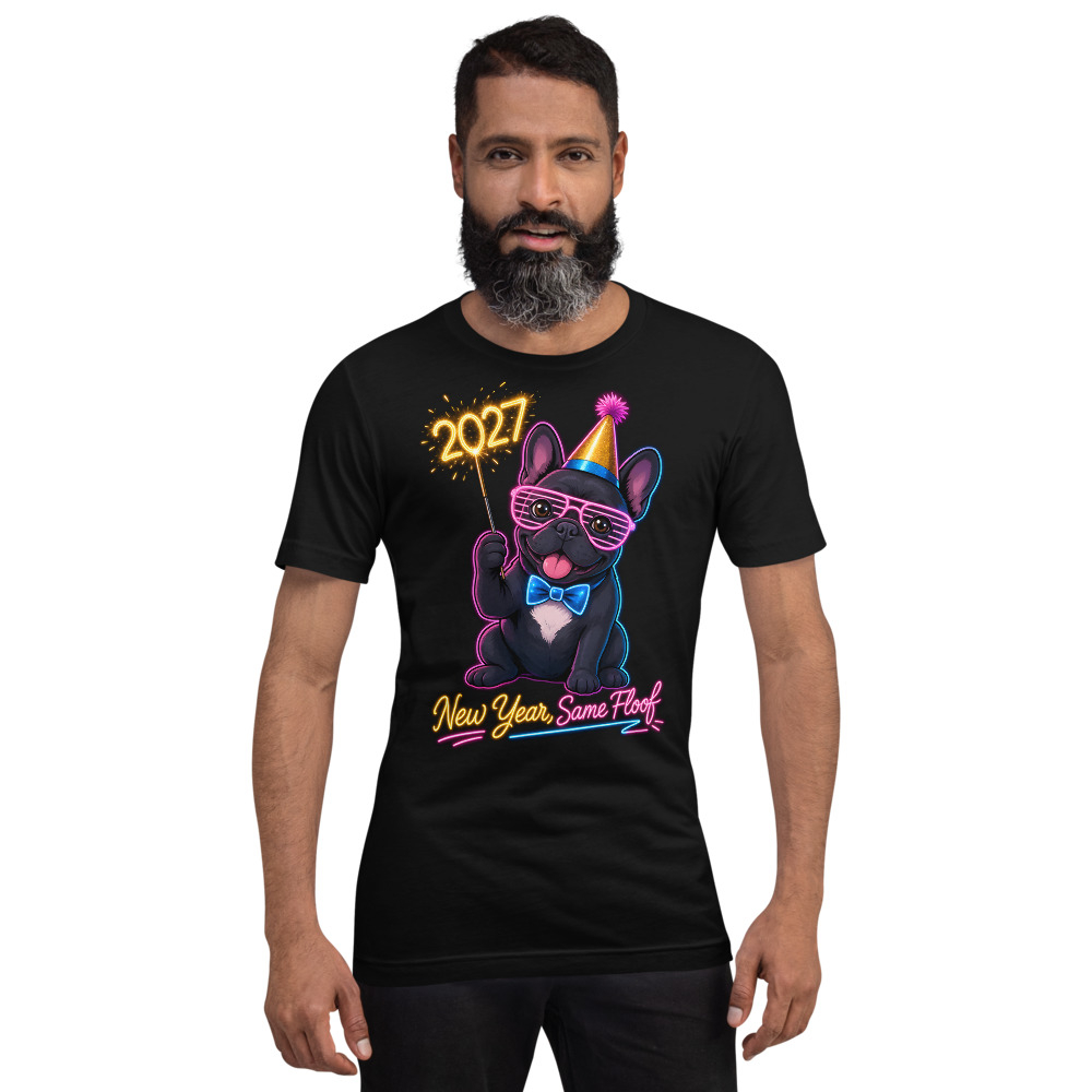 T-shirt Bouledogue Français « Same Floof » — Humour Fête, Nouvel An