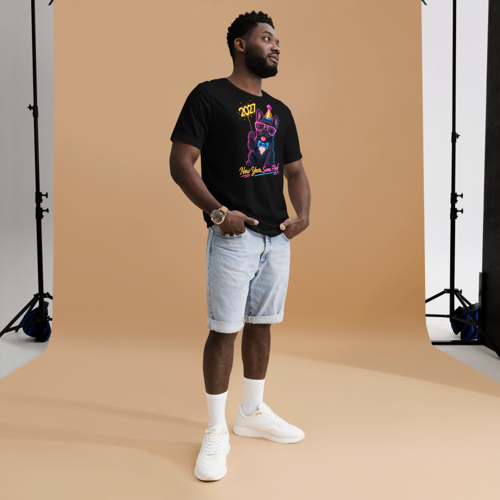 T-shirt Bouledogue Français « Same Floof » — Humour Fête, Nouvel An