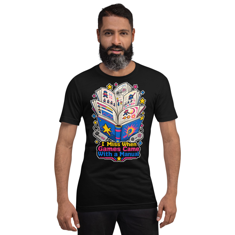 T-shirt Gaming « Manual Era » — Nostalgie Gaming