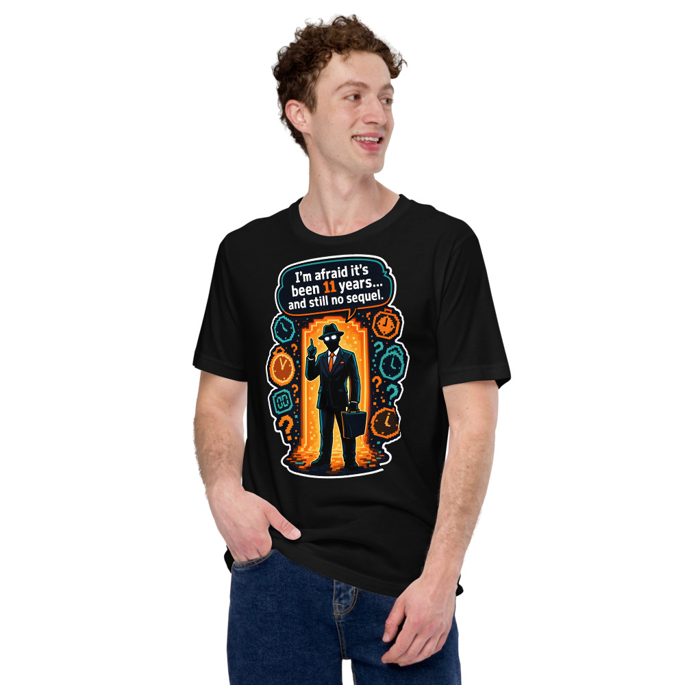 T-shirt Gaming « Endless Wait » — Humour Gaming, Nostalgie Culte