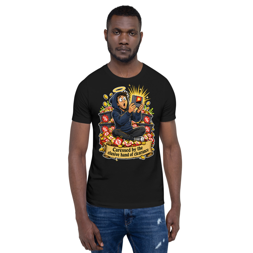 T-shirt Gaming « Clearance Saint » — Humour Gaming