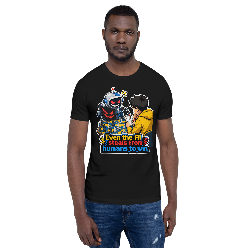 T-shirt Gaming « AI Copycat » — Humour Gaming