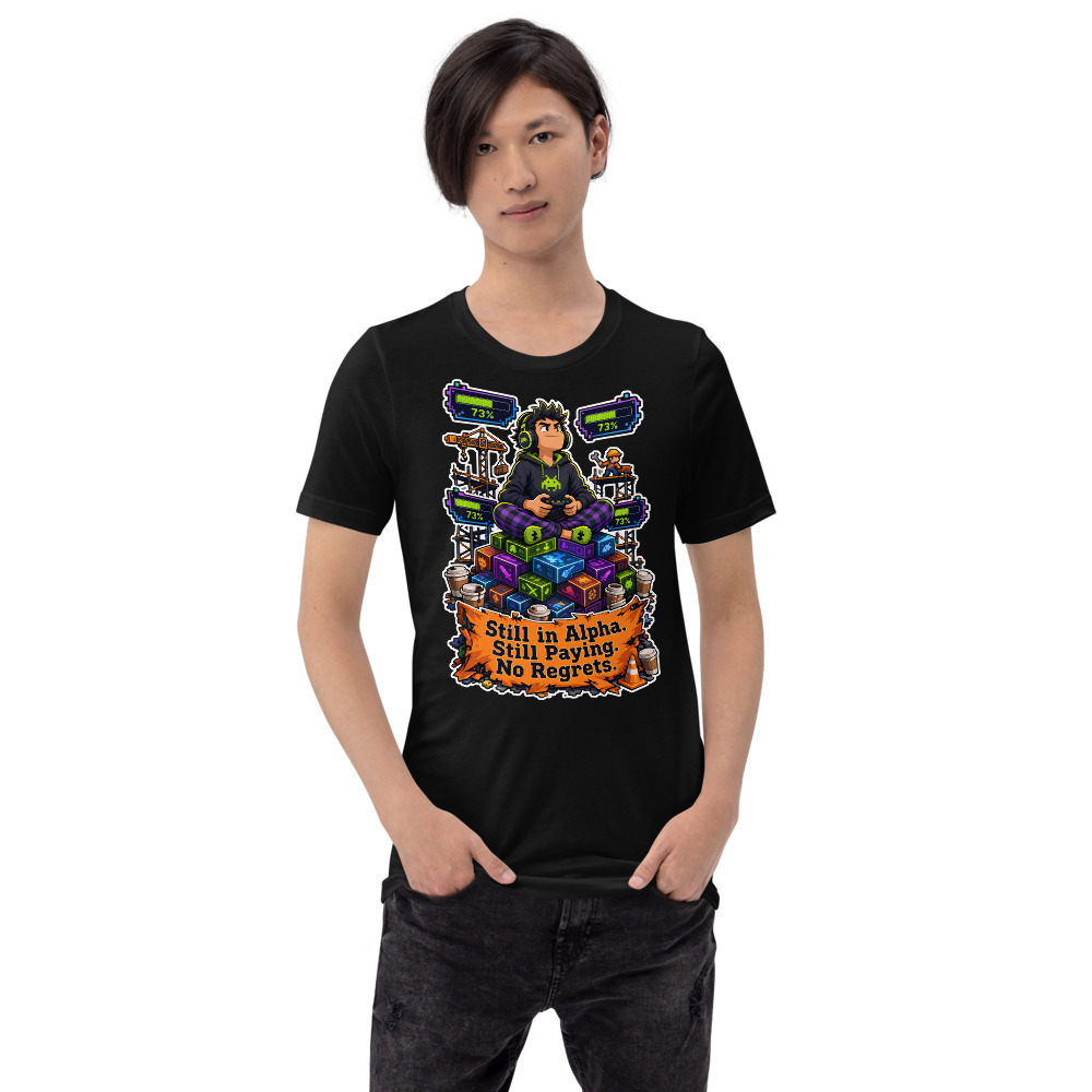 T-shirt Gaming « Alpha Life » — Humour Gaming