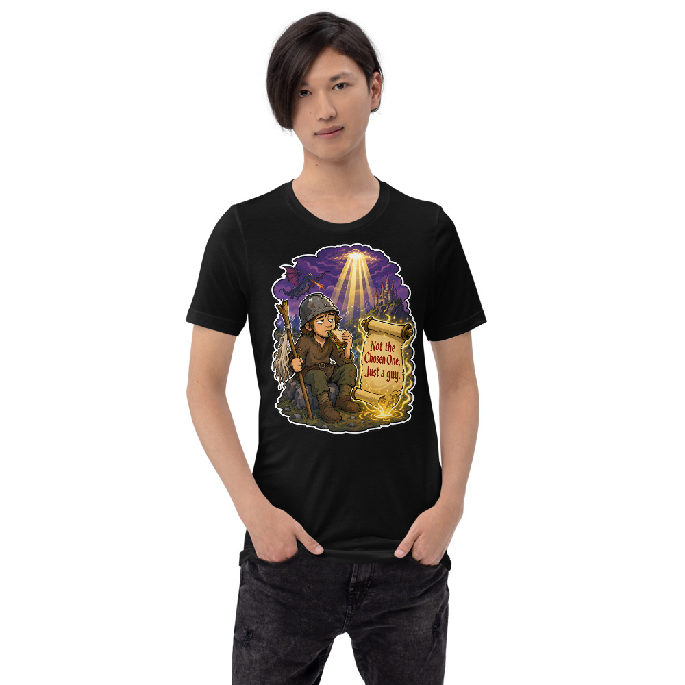 T-shirt Gaming « Just A Guy » — Humour Décalé RPG